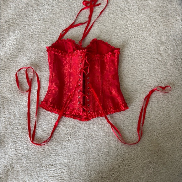 Amazon Red Corset Top - Picture 2 of 4